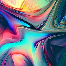 Create a mesmerizing abstract background with a technicolor color palette.