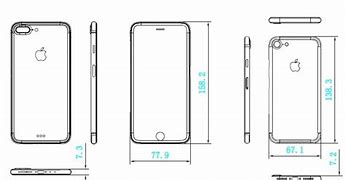 Image result for iPhone 7 Plus Size Dimensions
