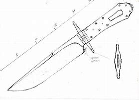 Image result for Bowie Knife Templates Bone Handle