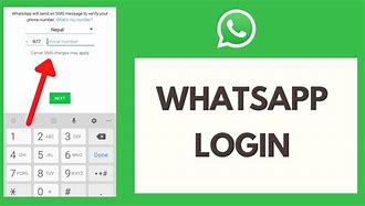 Image result for WhatsApp Login with Number