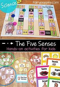 Image result for The Five Senses Worksheets for Preschool