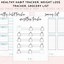 Image result for Fitness Planner Template A4