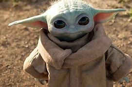 Image result for Baby Yoda Looking Up