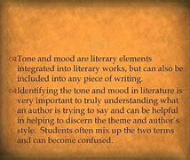 Image result for Identifying Tone and Mood Worksheet