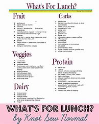 Image result for Lunch Foods List