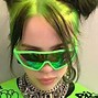 Image result for Billie Eilish Hair Color Green