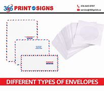 Image result for 5 Types of Envelopes