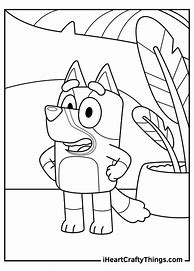 Image result for Bluey Bandit Coloring Pages