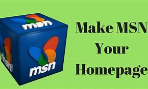 Image result for Make MSN My Homepage