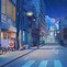 Image result for Anime City at Night Tokyo Japan