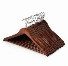 Image result for walnut wooden hanger