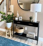 Image result for Entryway Console Table Ideas