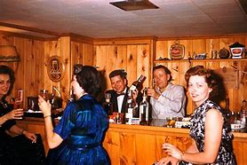 Image result for 1960s Basement Party