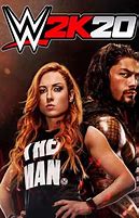 Image result for WWE 2K20 Game Cover