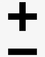 Image result for Plus Minus Sign Symbol
