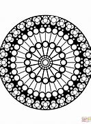 Image result for Notre Dame Rose Window Coloring Page