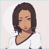 Image result for Anime Art of Black Girls