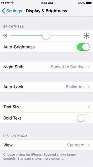 Image result for iPhone 5 Settings Screen