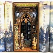 Image result for Wizard Library Book Nook