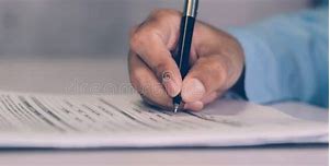 Image result for Handshake after signing contract
