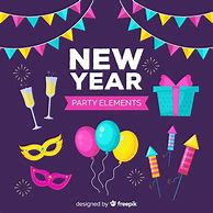 Image result for New Year's Party Cartoon
