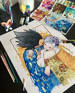 Image result for Vegeta Painting
