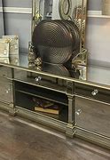 Image result for Black and Gold Entertainment Unit