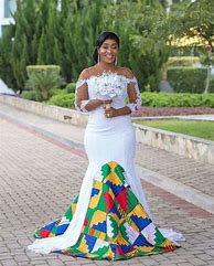 Image result for African Bride Wedding Dress