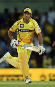 Image result for MS Dhoni with CSK Entry