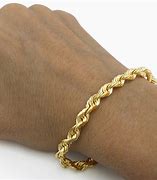 Image result for Yellow Gold Rope Bracelet