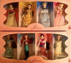 Image result for Disney Princess Dolls Collection 100 Year Anniversary