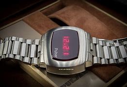 Image result for Pulsar LED Watch
