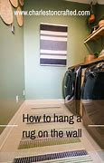Image result for How to Hang a Heavy Rug On the Wall