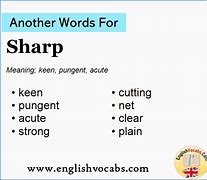 Image result for A Better Word for Sharp
