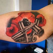 Image result for Remembrance Poppy Tattoo
