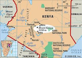Image result for MT Kenya Location On Map