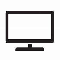 Image result for Flat Screen TV Icon