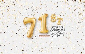 Image result for Happy 71st Birthday Design