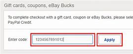 Image result for eBay Gift Card Code