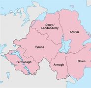 Image result for County Tyrone Northern Ireland Map