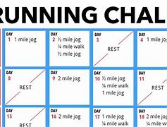 Image result for 30-Day Beginner Run Challenge Calendar