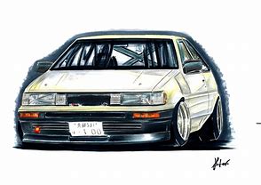 Image result for Toyota AE86 Drawing