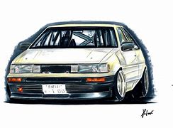 Image result for Toyota AE86 Drawing