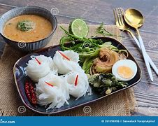 Image result for Thai Food Kanom Jeen