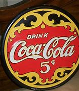 Image result for Coca-Cola Signs Vintage with Outdoors Scene