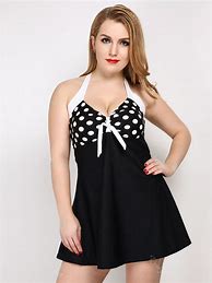 Image result for Black Plus Size Swimsuits
