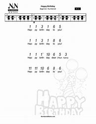 Image result for Birthday Piano Notes