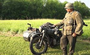 Image result for World War 2 Motorcycle with Sidecar