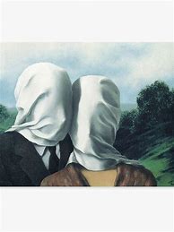 Image result for The Lovers 2 by Rene Magritte