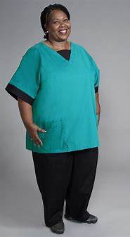 Image result for Plus Size Scrub Uniforms